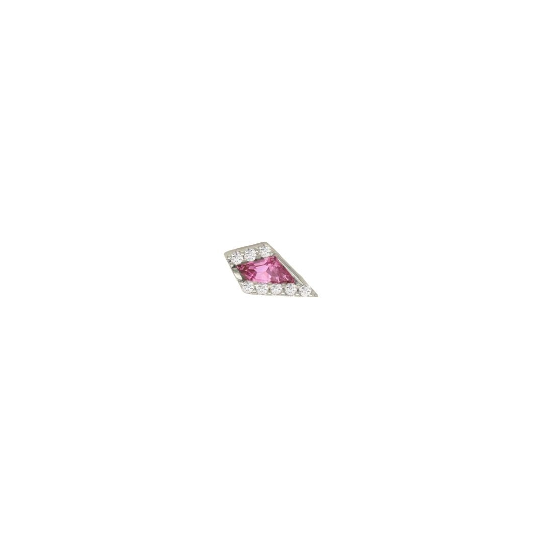 Eminence - Pink Tourmaline - Threadless End