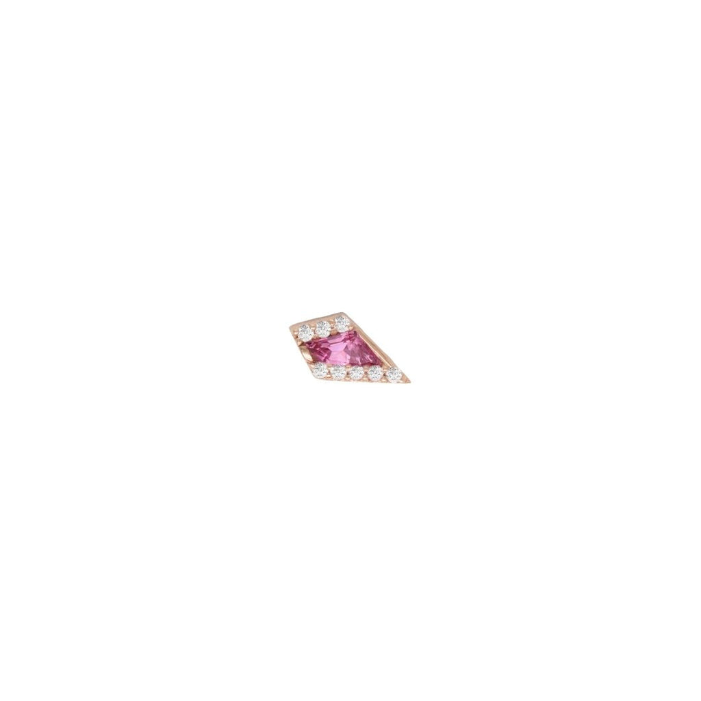 Eminence - Pink Tourmaline - Threadless End