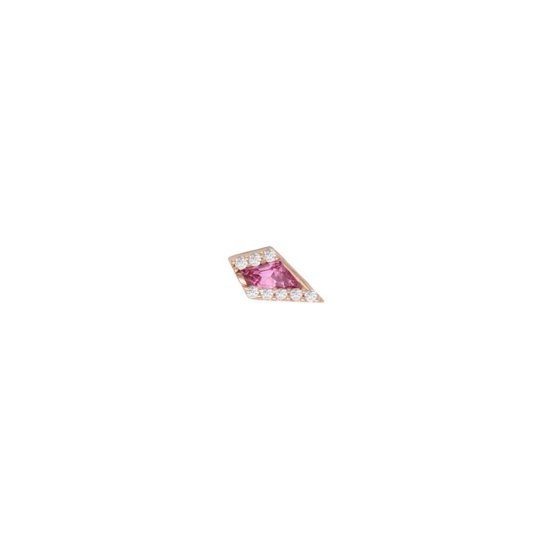 Eminence - Pink Tourmaline - Threadless End