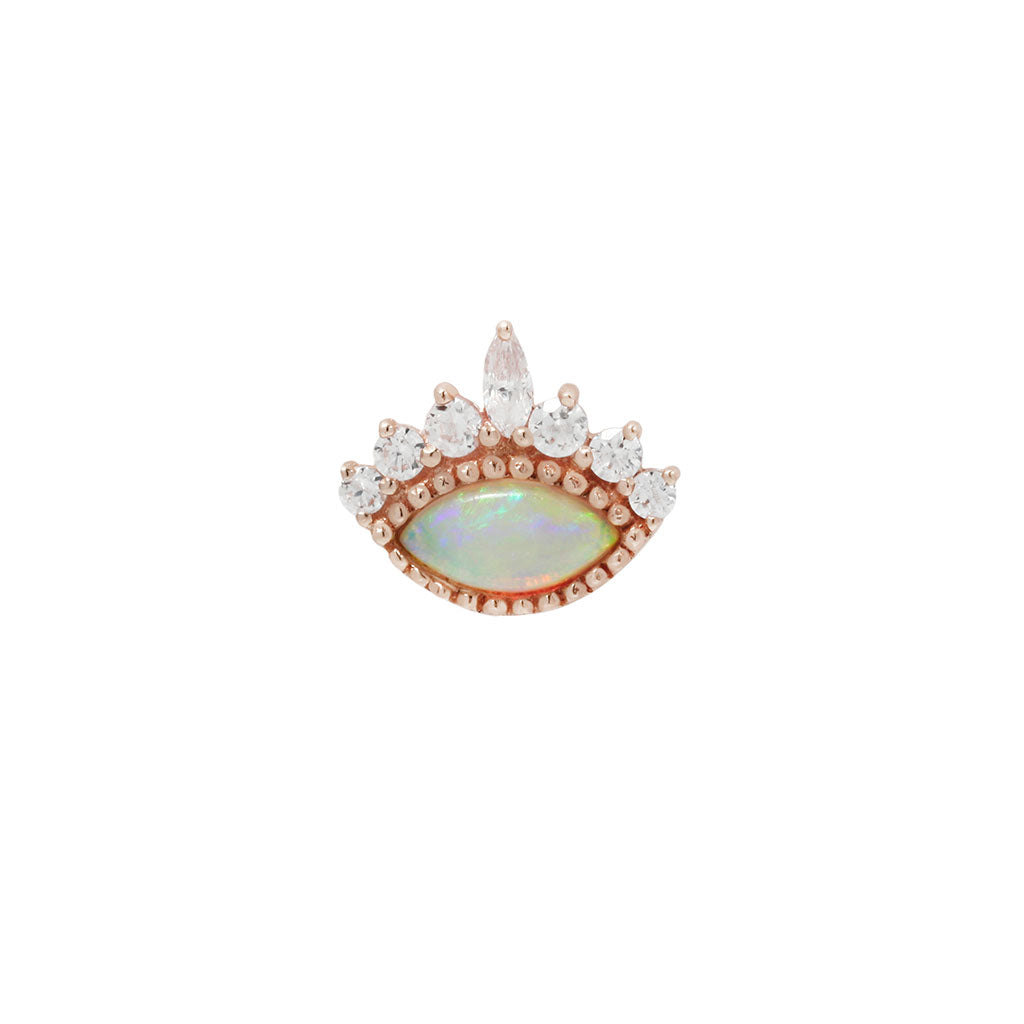 Enchant - Opal + CZ - Threadless End