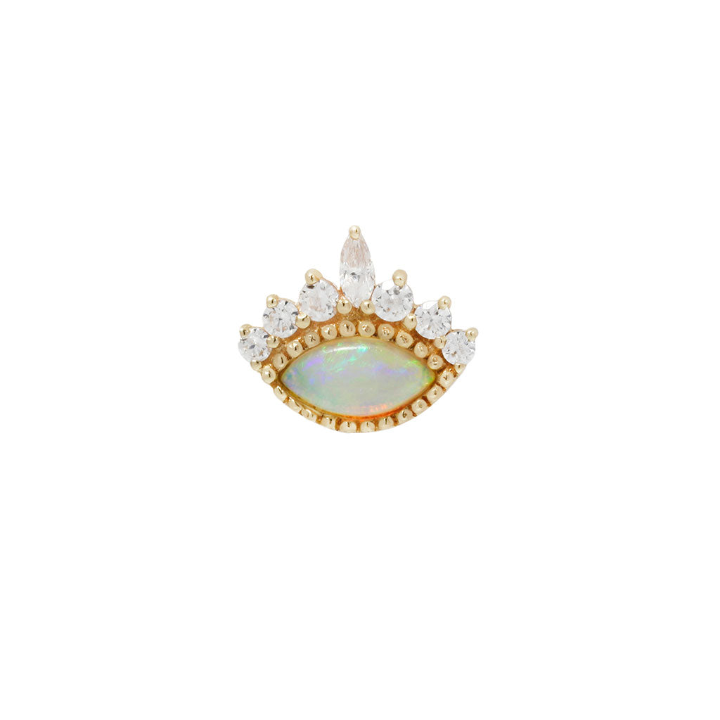 Enchant - Opal + CZ - Threadless End