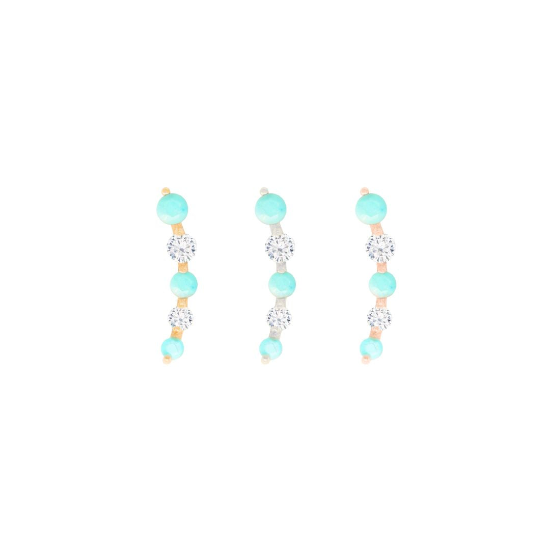 Flow - Turquoise - Threadless End