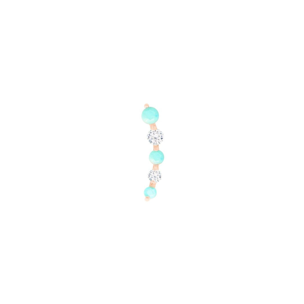Flow - Turquoise - Threadless End