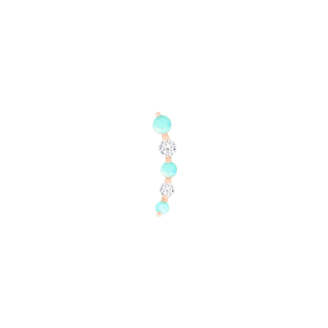 Flow - Turquoise - Threadless End