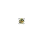 Peridot Prong - Flat Back Stud