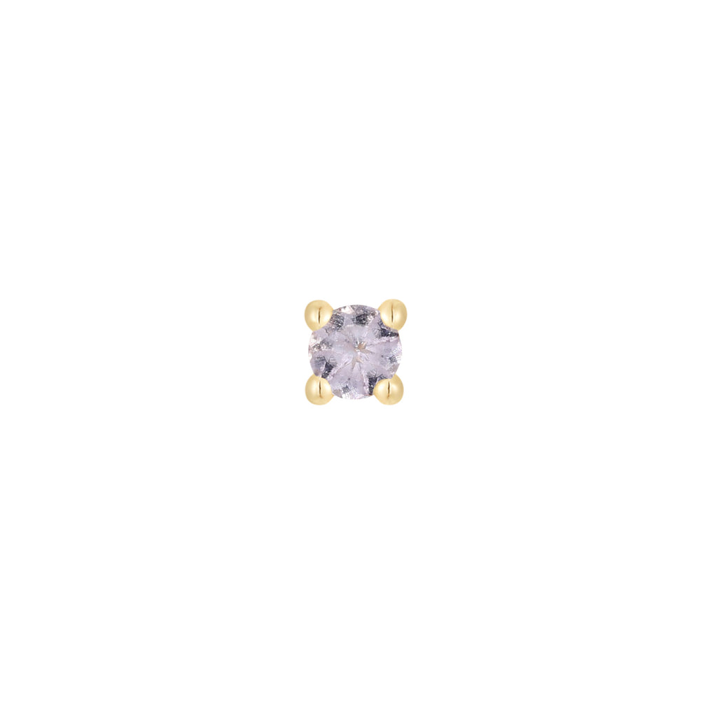 Tanzanite Prong - Threadless End