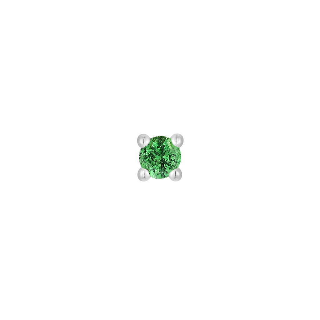 Tsavorite Prong - Threadless End