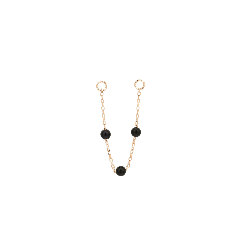 3 Bead - Agate - Chain