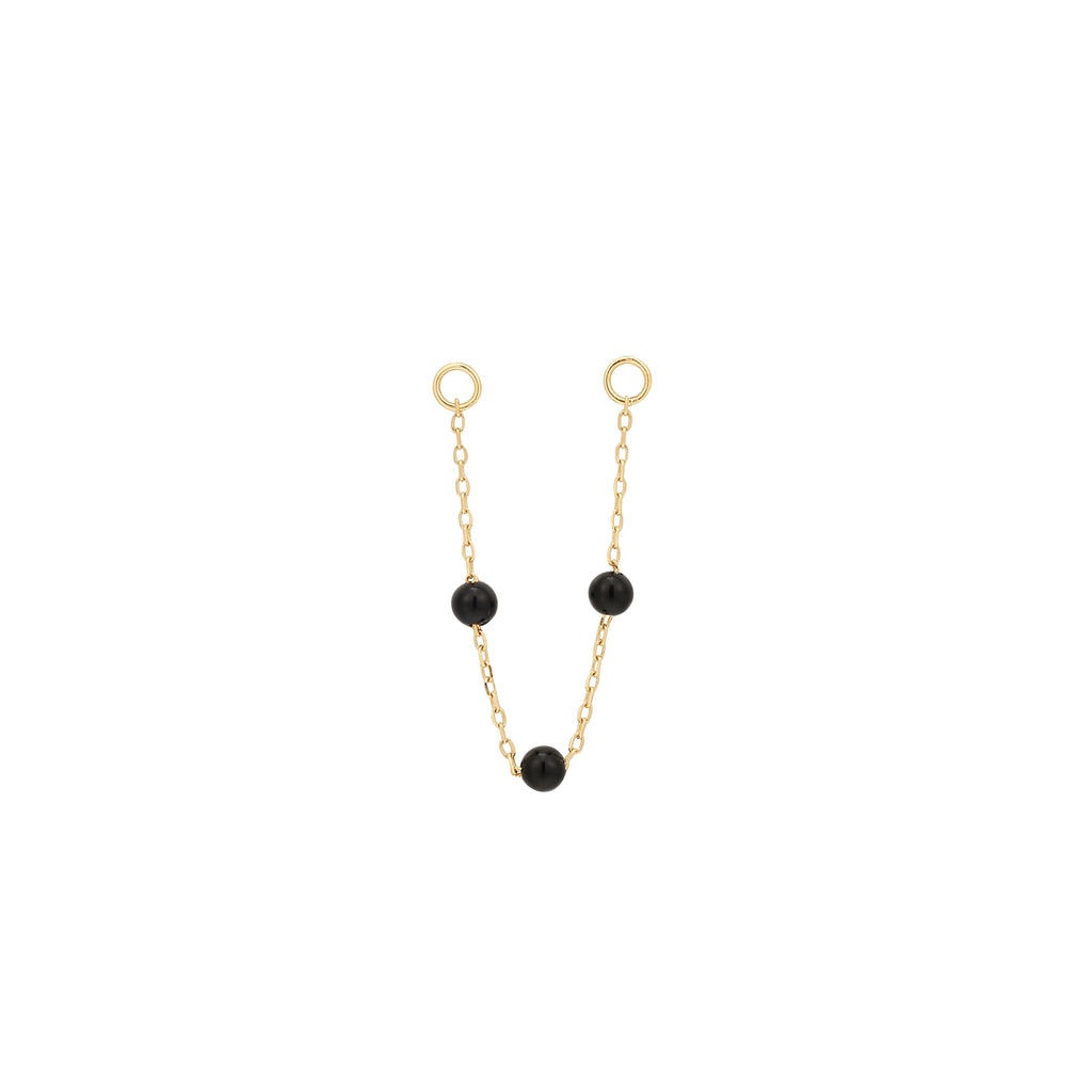 3 Bead - Agate - Chain