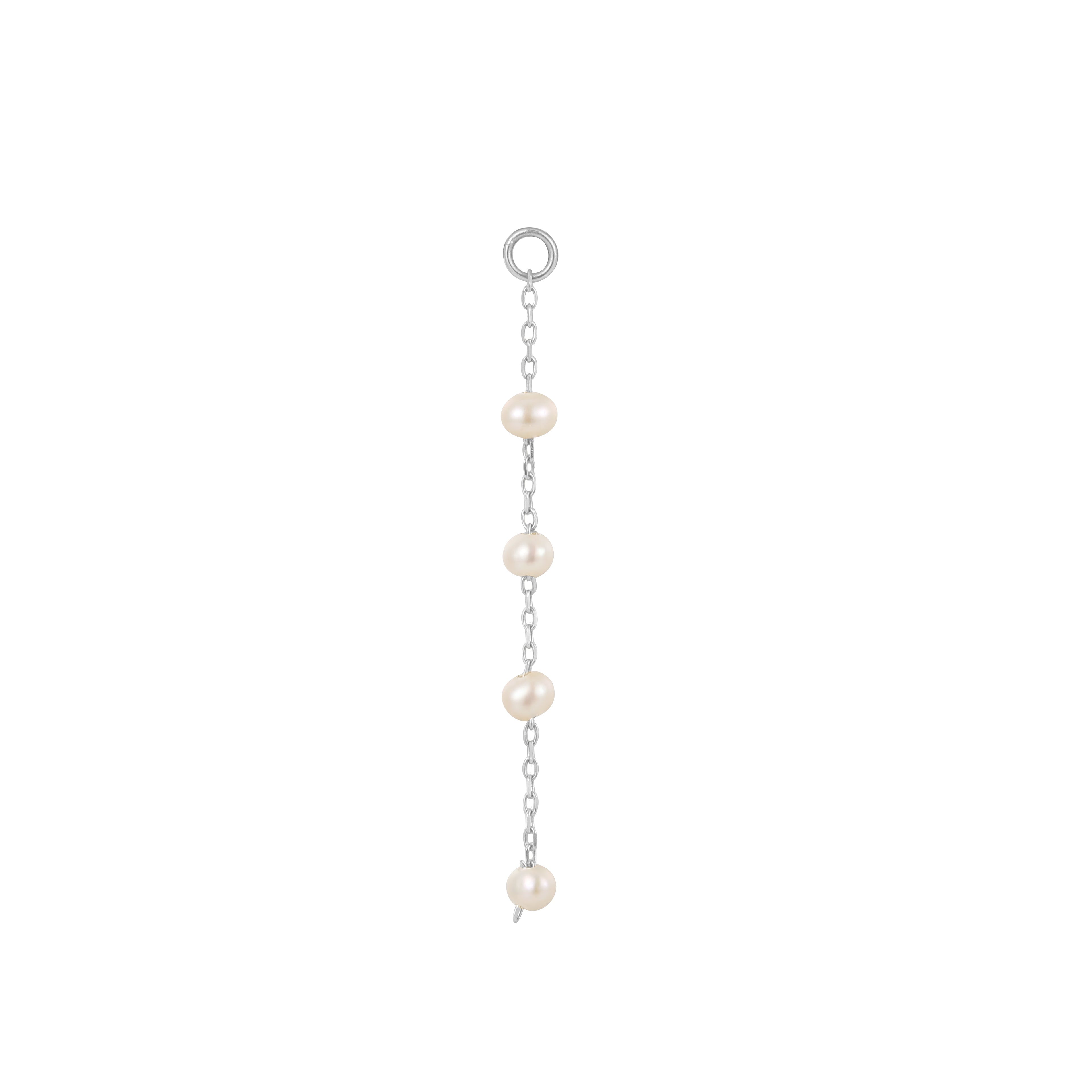 4 Bead Pearl Charm