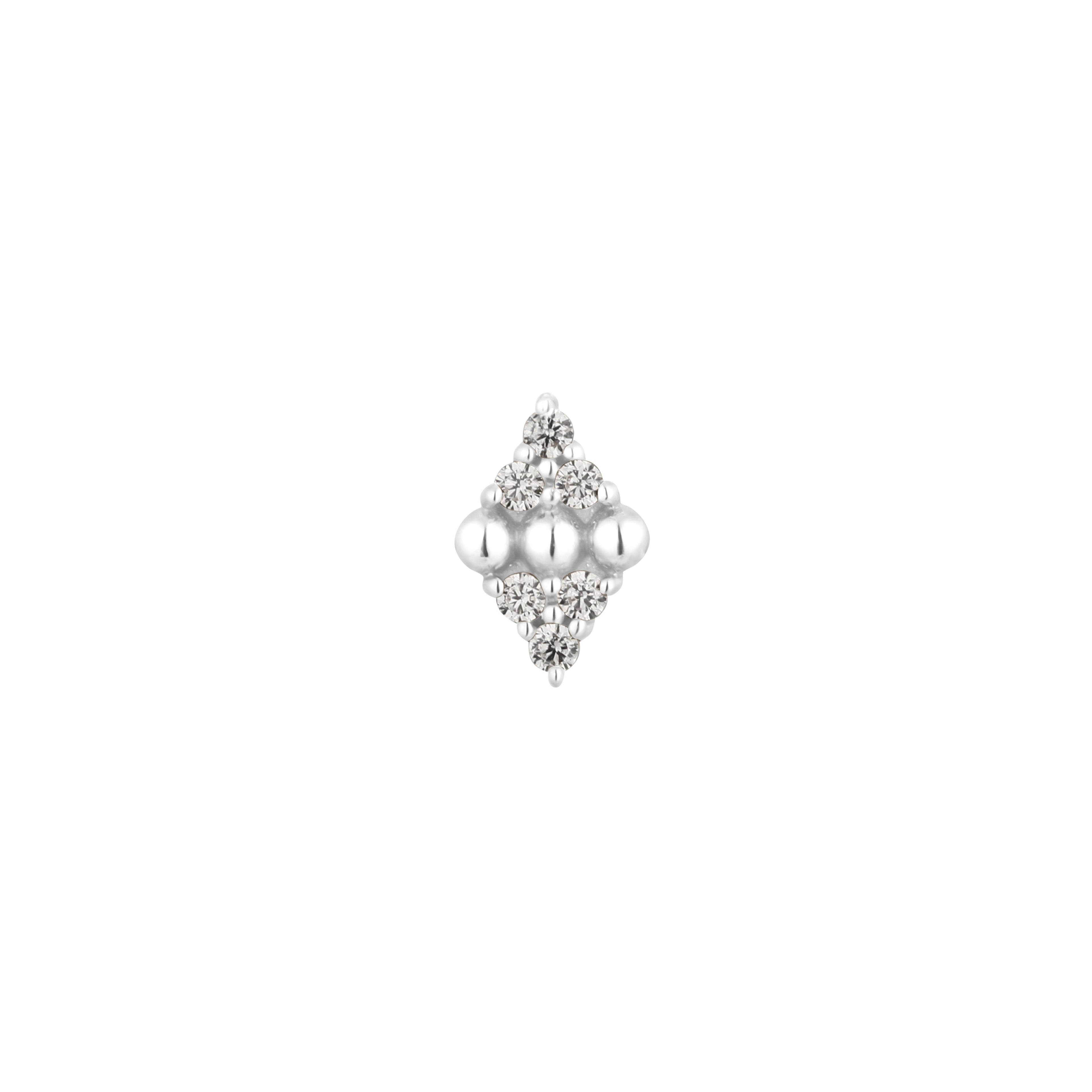 Lustre - CZ - Threadless End
