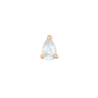 Rainbow Moonstone Pear - Threadless End