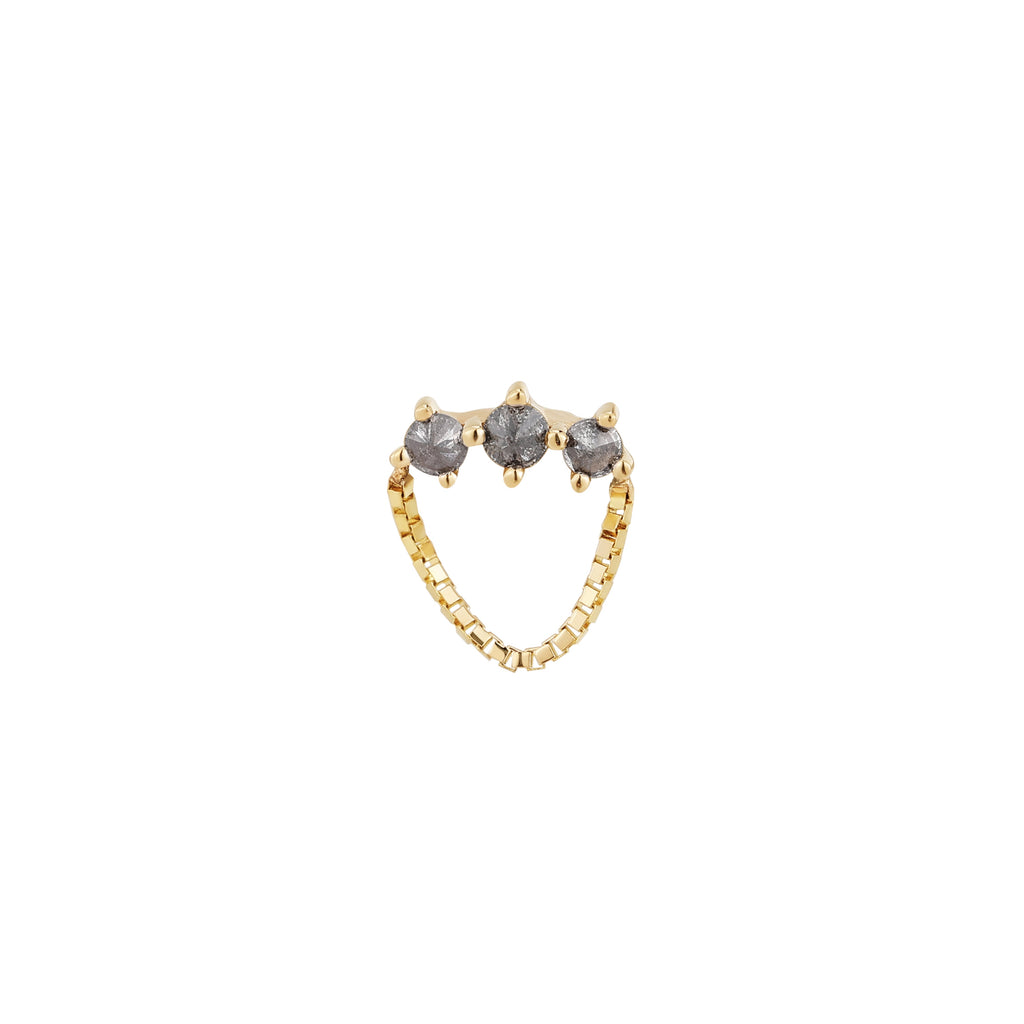 Halston - Reverse Set Grey Diamond - Threadless End