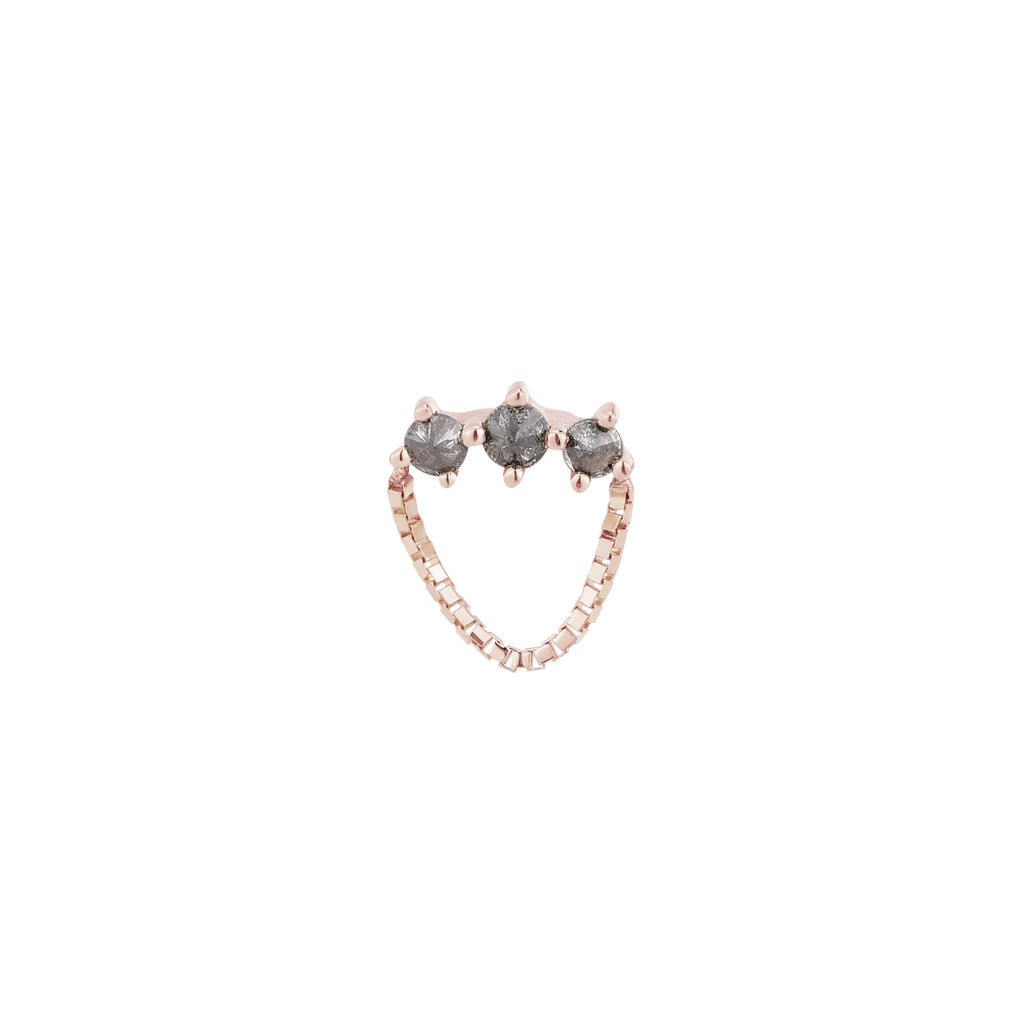 Halston - Reverse Set Grey Diamond - Threadless End