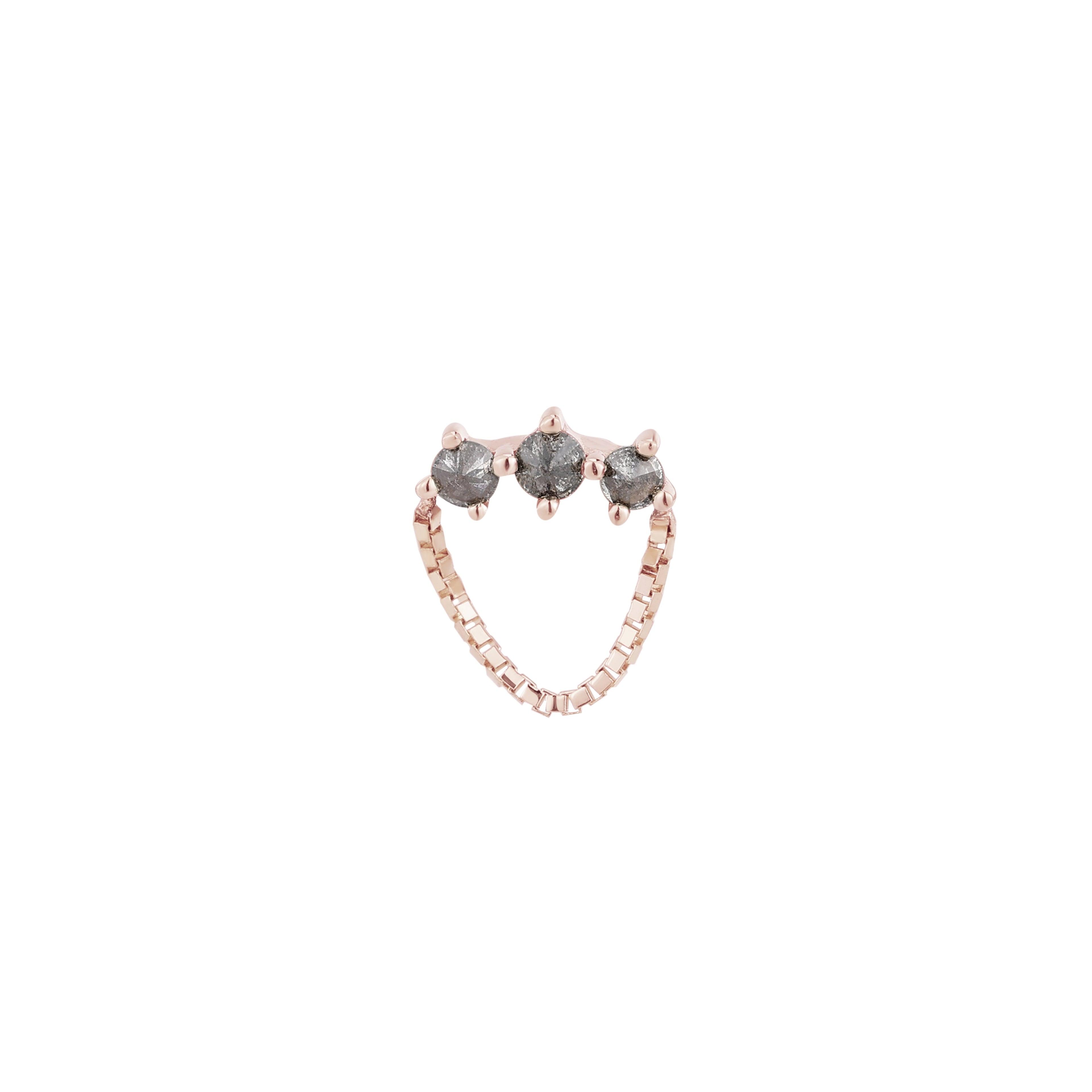 Halston - Reverse Set Grey Diamond - Threadless End