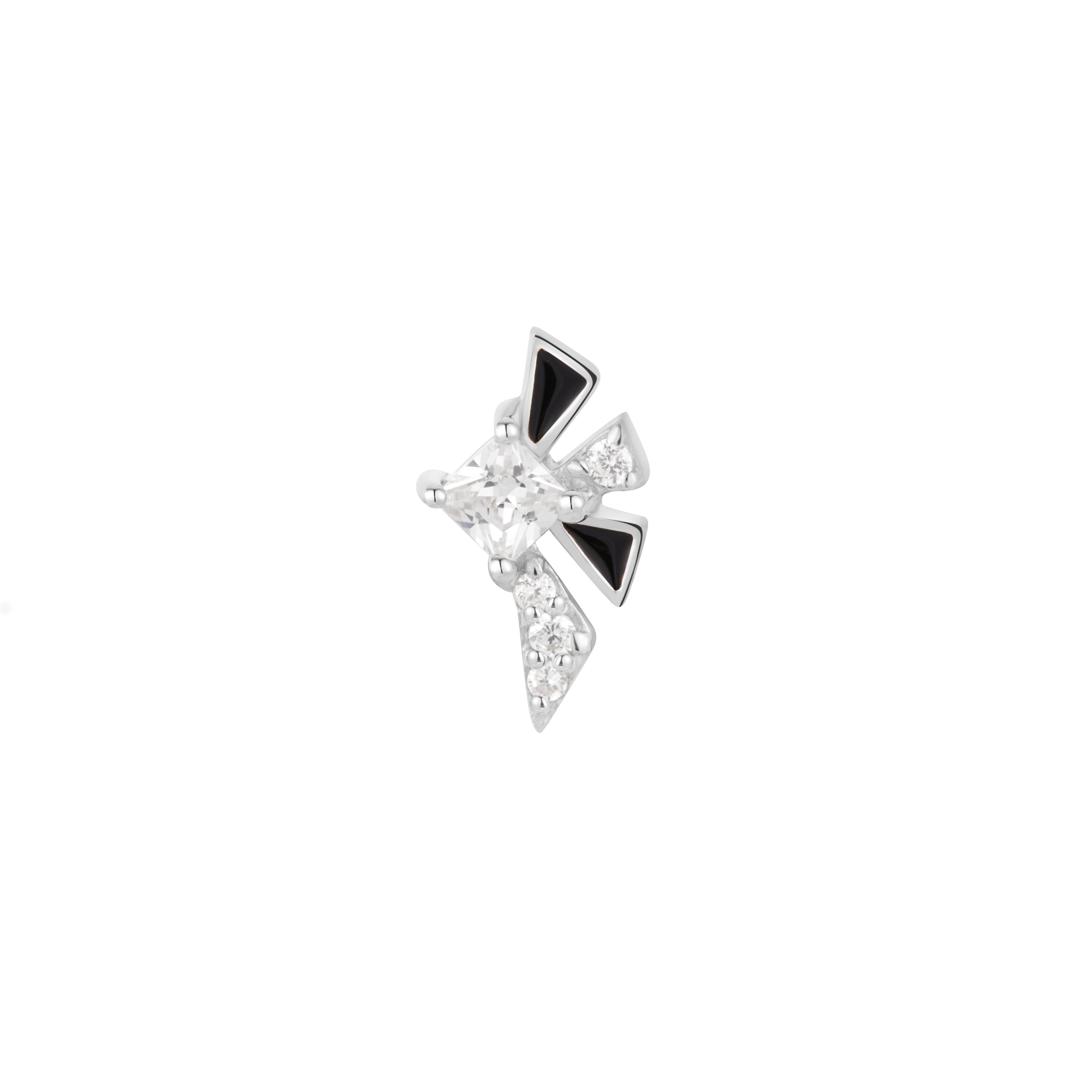 Powerhouse - Enamel + CZ - Threadless End