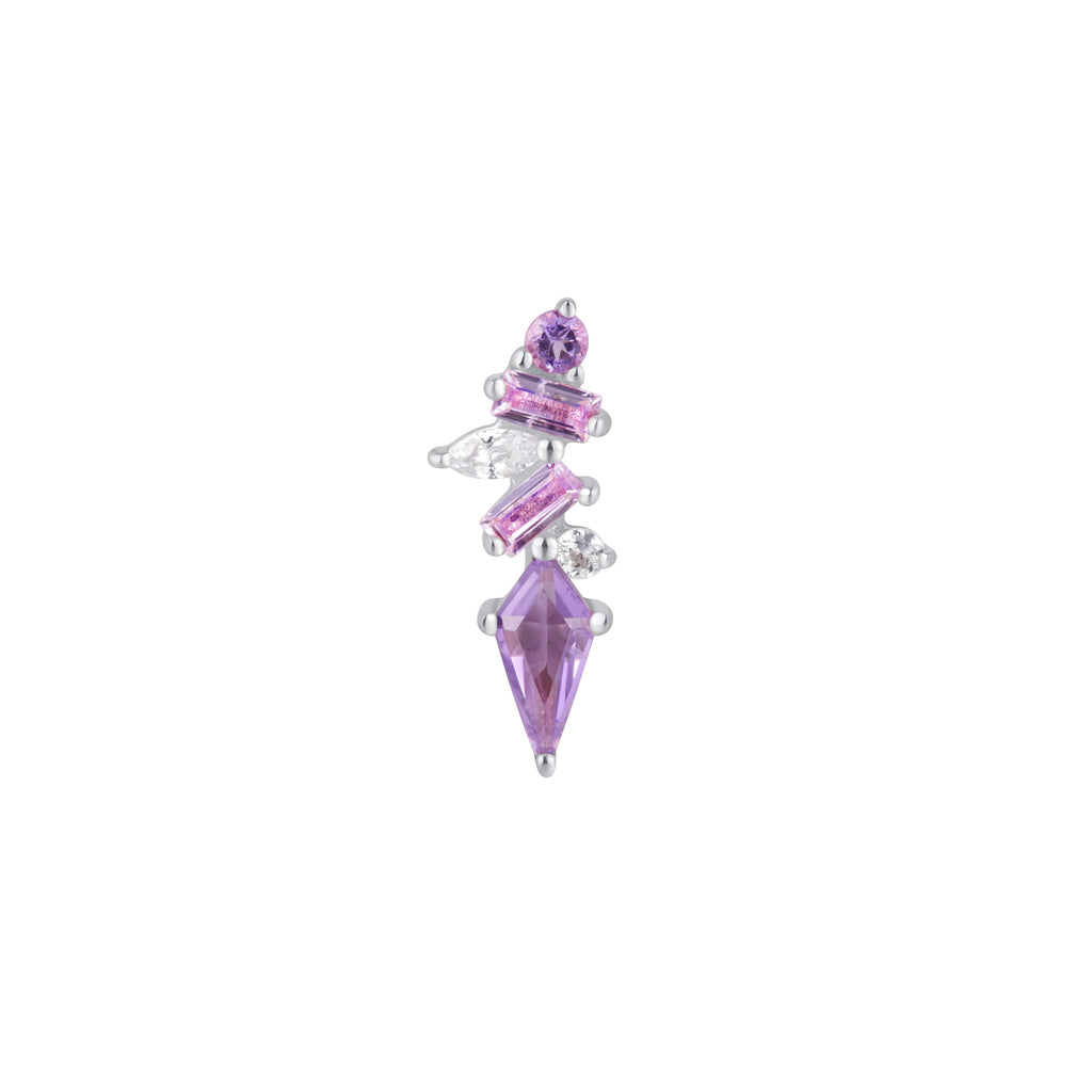 Mixt - Amethyst + Pink Sapphire - Threadless End