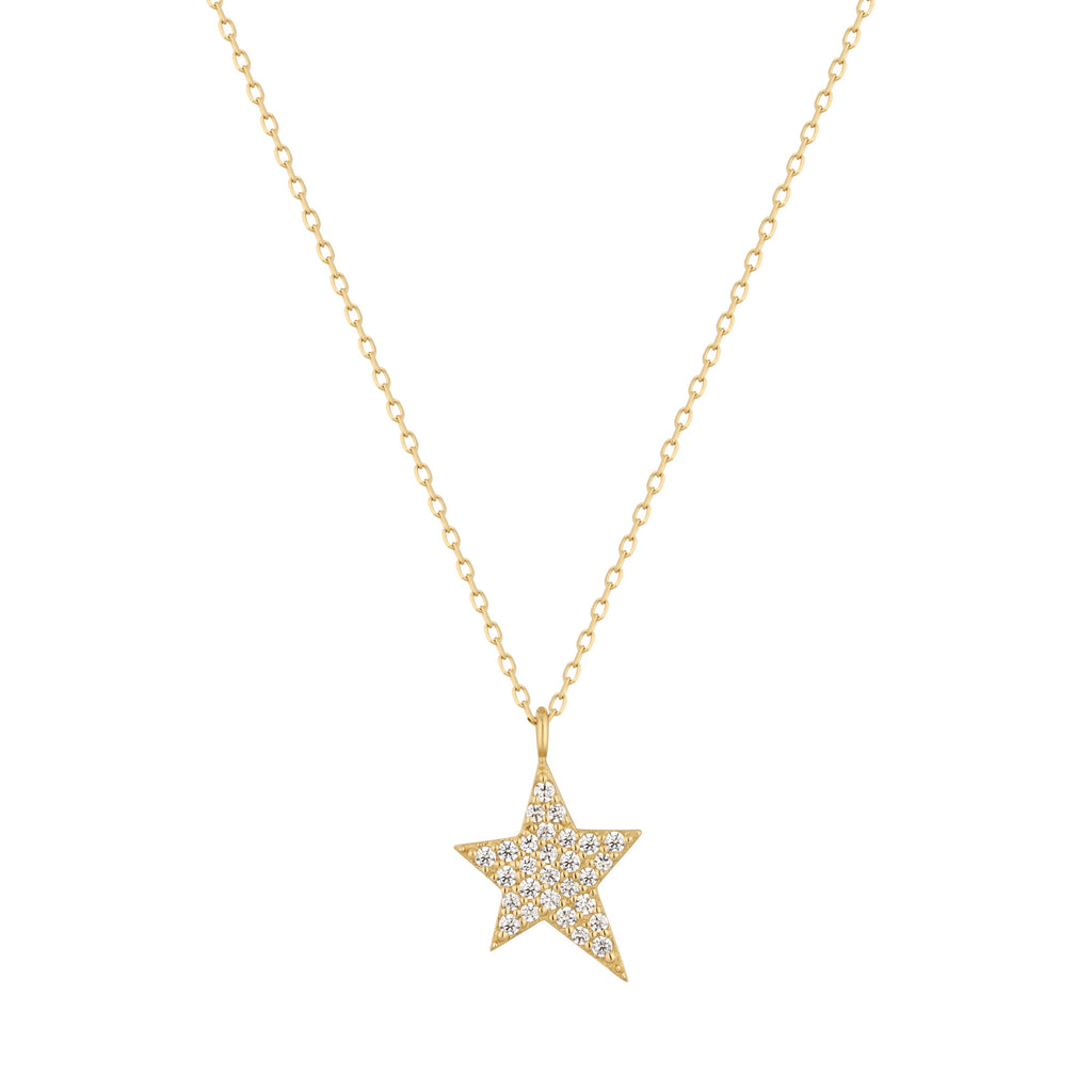 RION x Buddha Jewelry Starlight Gold Necklace - Genuine Diamond