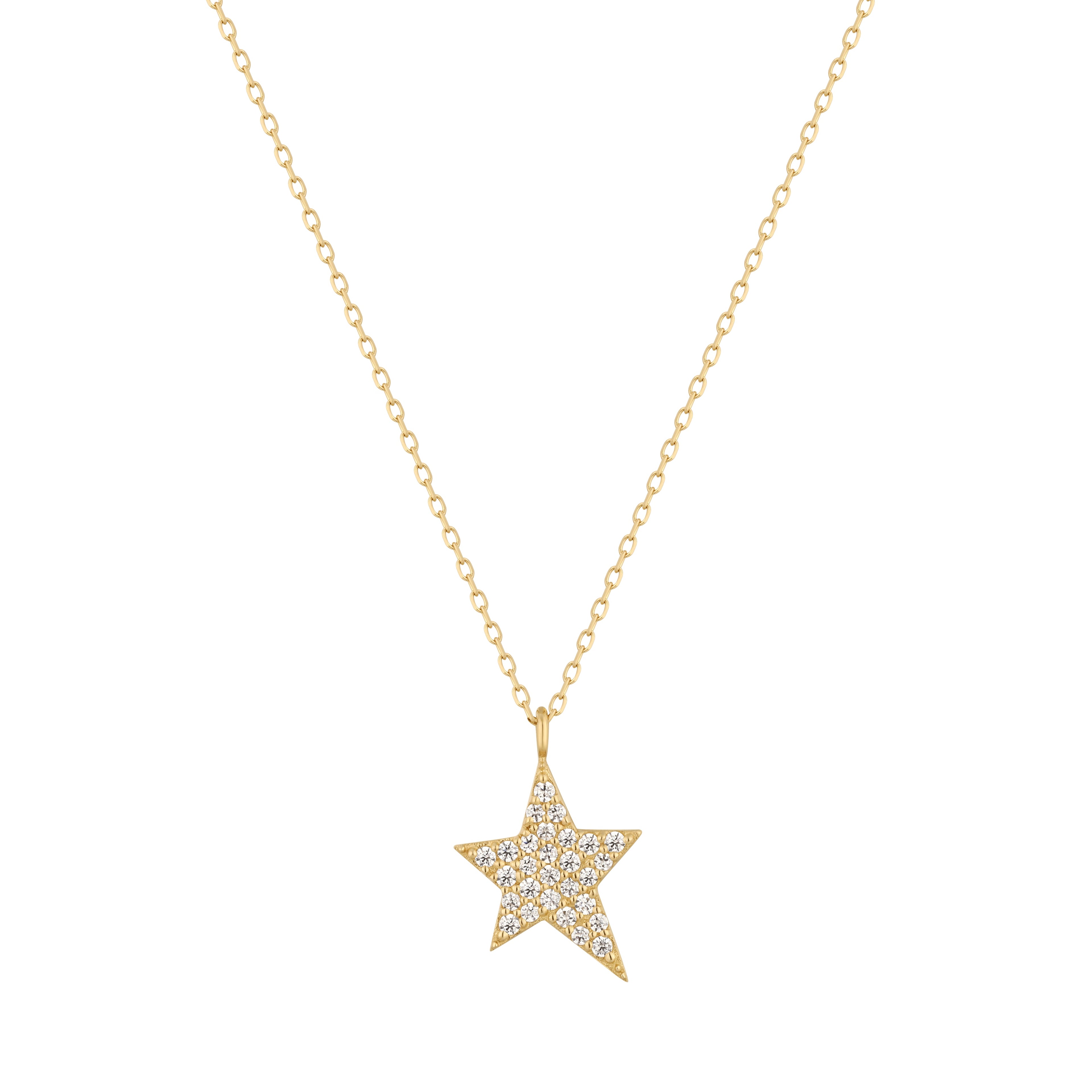 RION x Buddha Jewelry Starlight Gold Necklace - Genuine Diamond