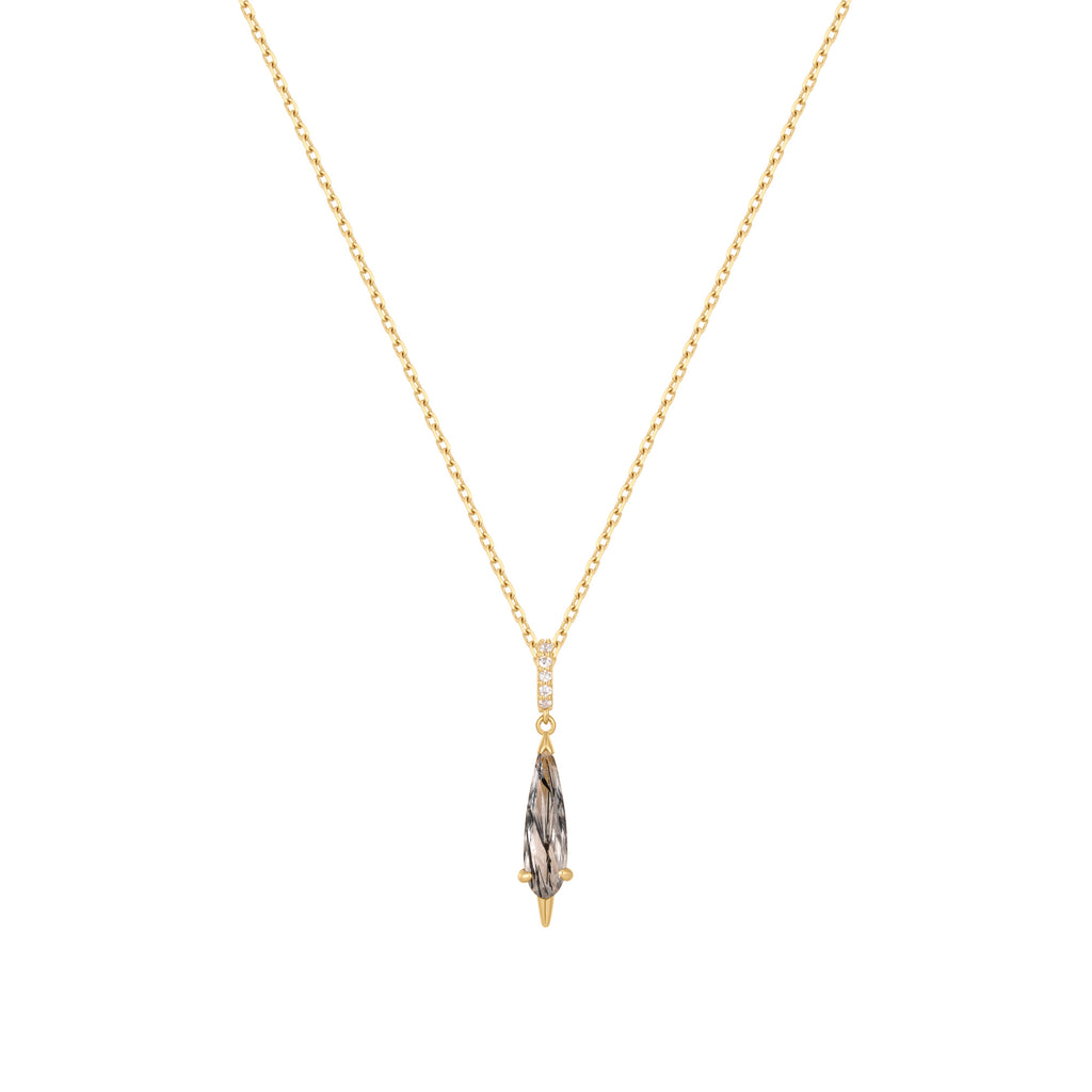 RION x Buddha Jewelry Access - Tourmalated Quartz - Necklace