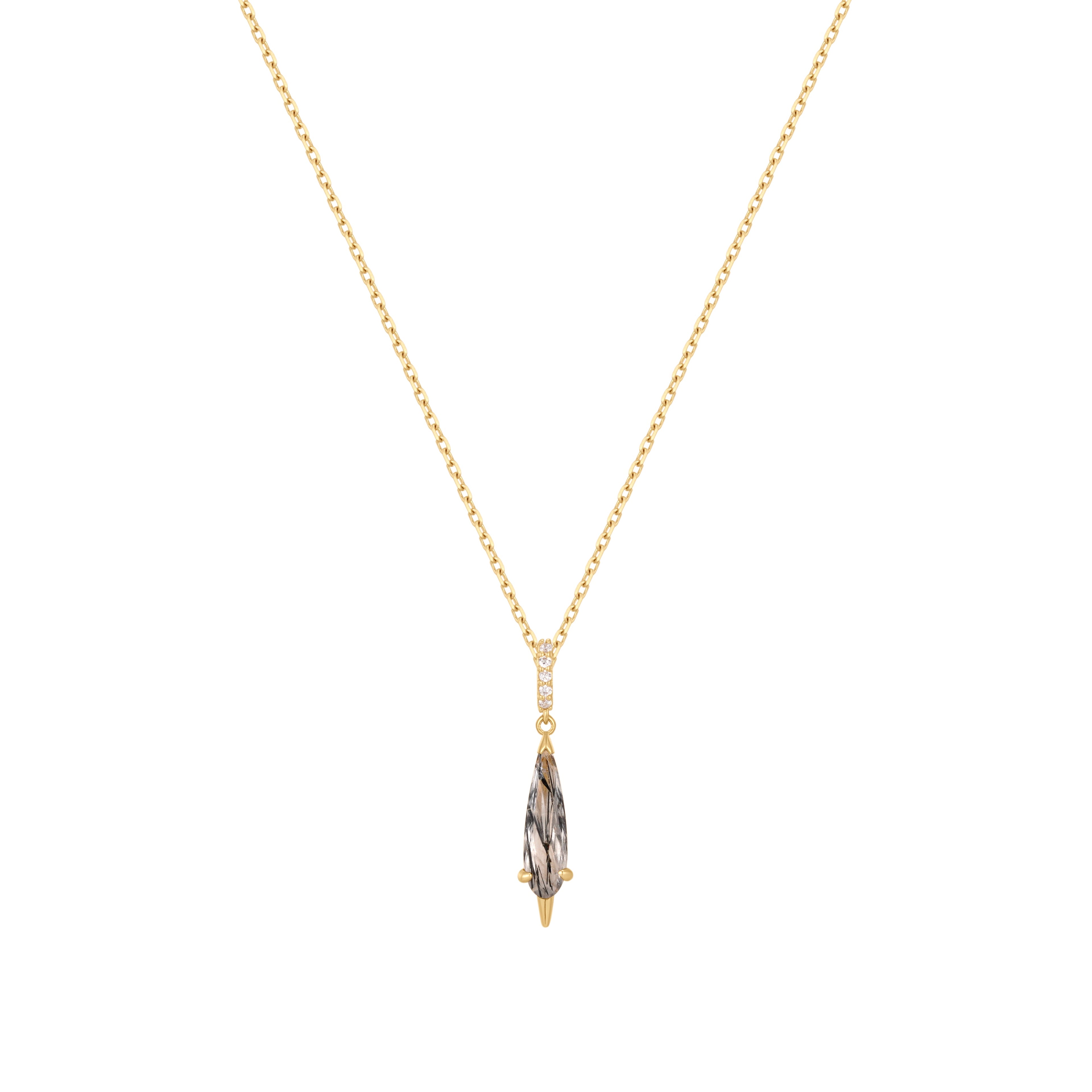 RION x Buddha Jewelry Access - Tourmalated Quartz - Necklace