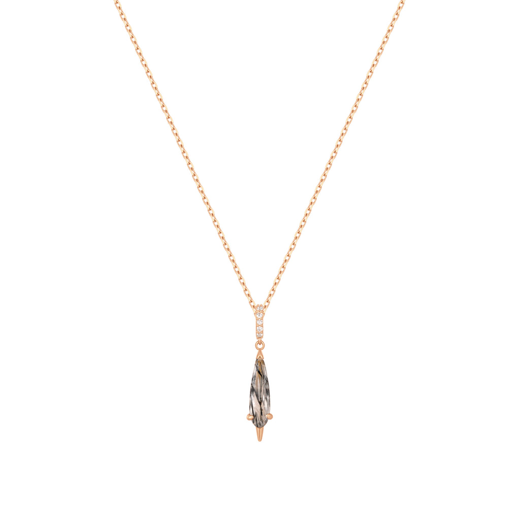 RION x Buddha Jewelry Access - Tourmalated Quartz - Necklace