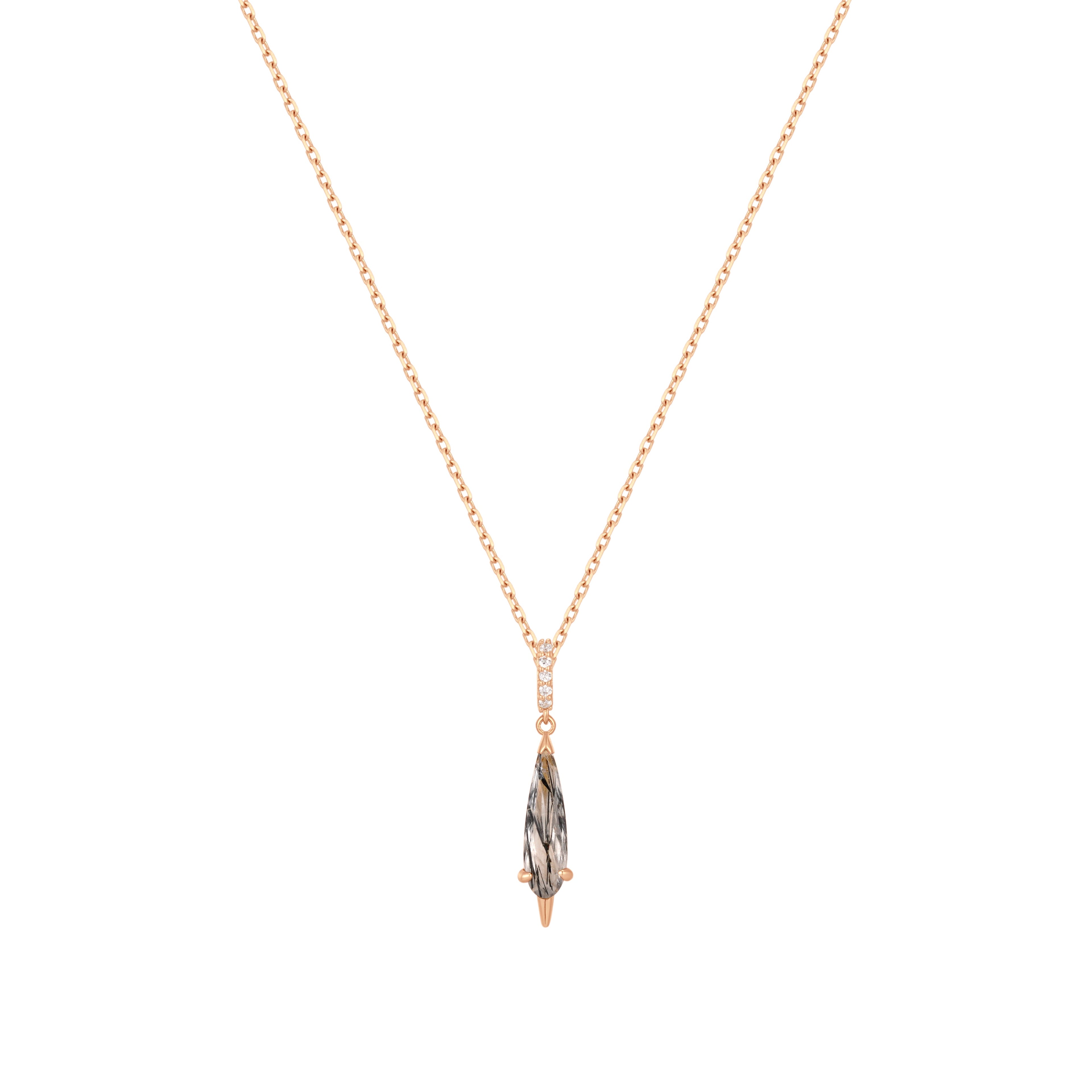 RION x Buddha Jewelry Access - Tourmalated Quartz - Necklace