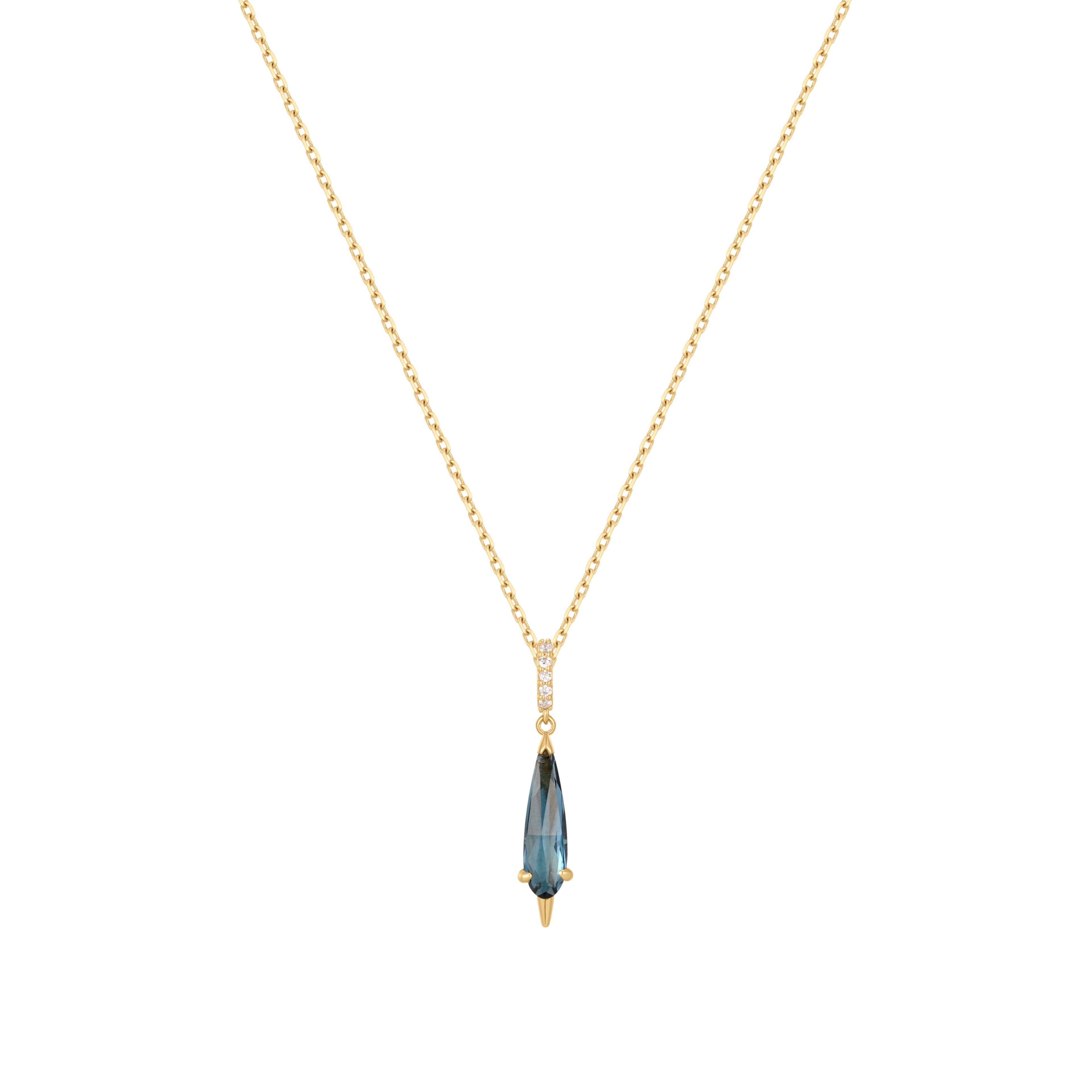 RION x Buddha Jewelry Access - London Blue Topaz - Necklace