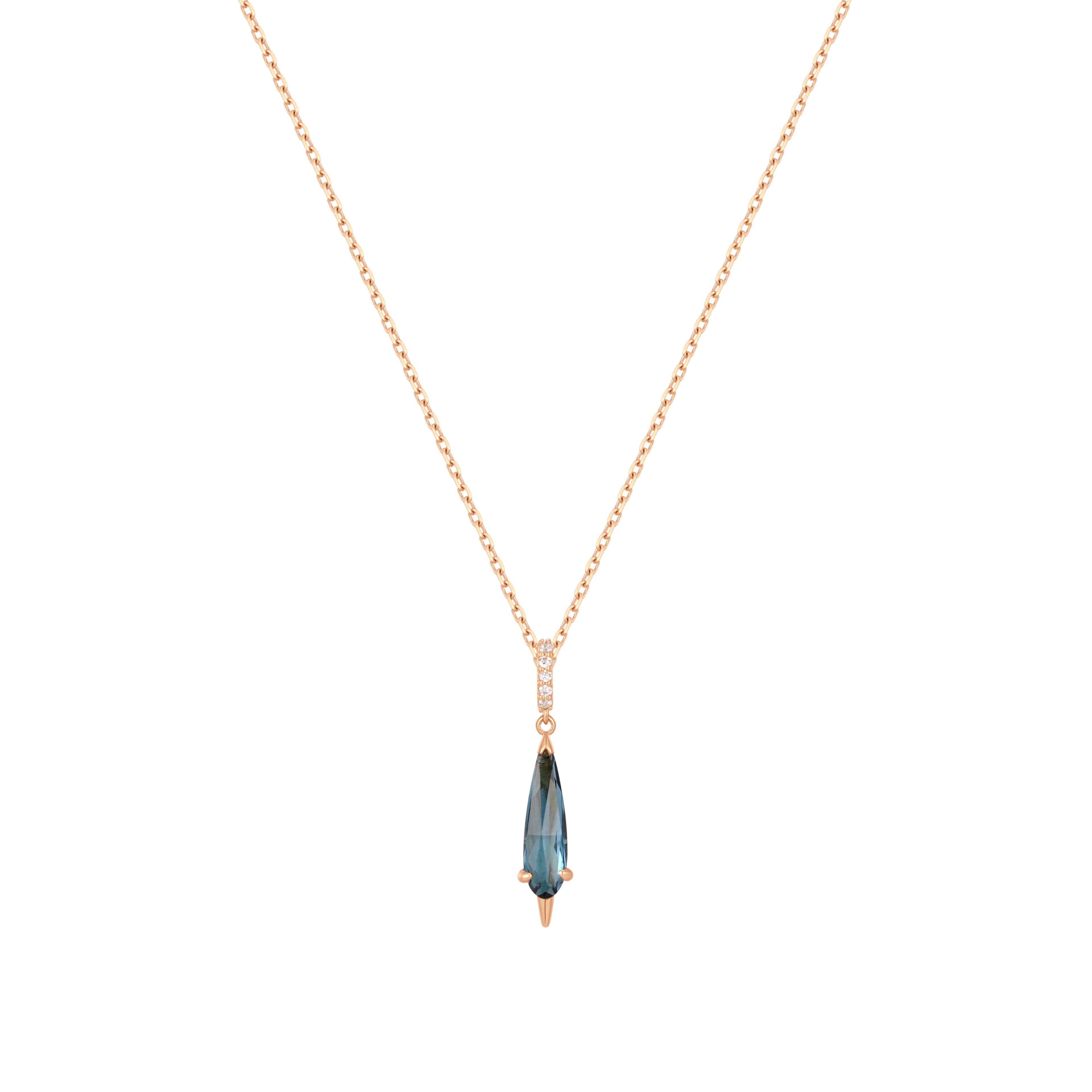 RION x Buddha Jewelry Access - London Blue Topaz - Necklace