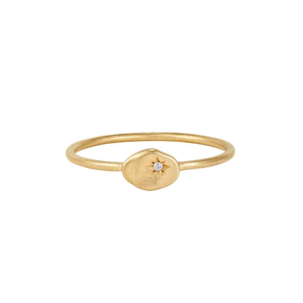 RION x Buddha Jewelry North Star Finger Ring - Diamond