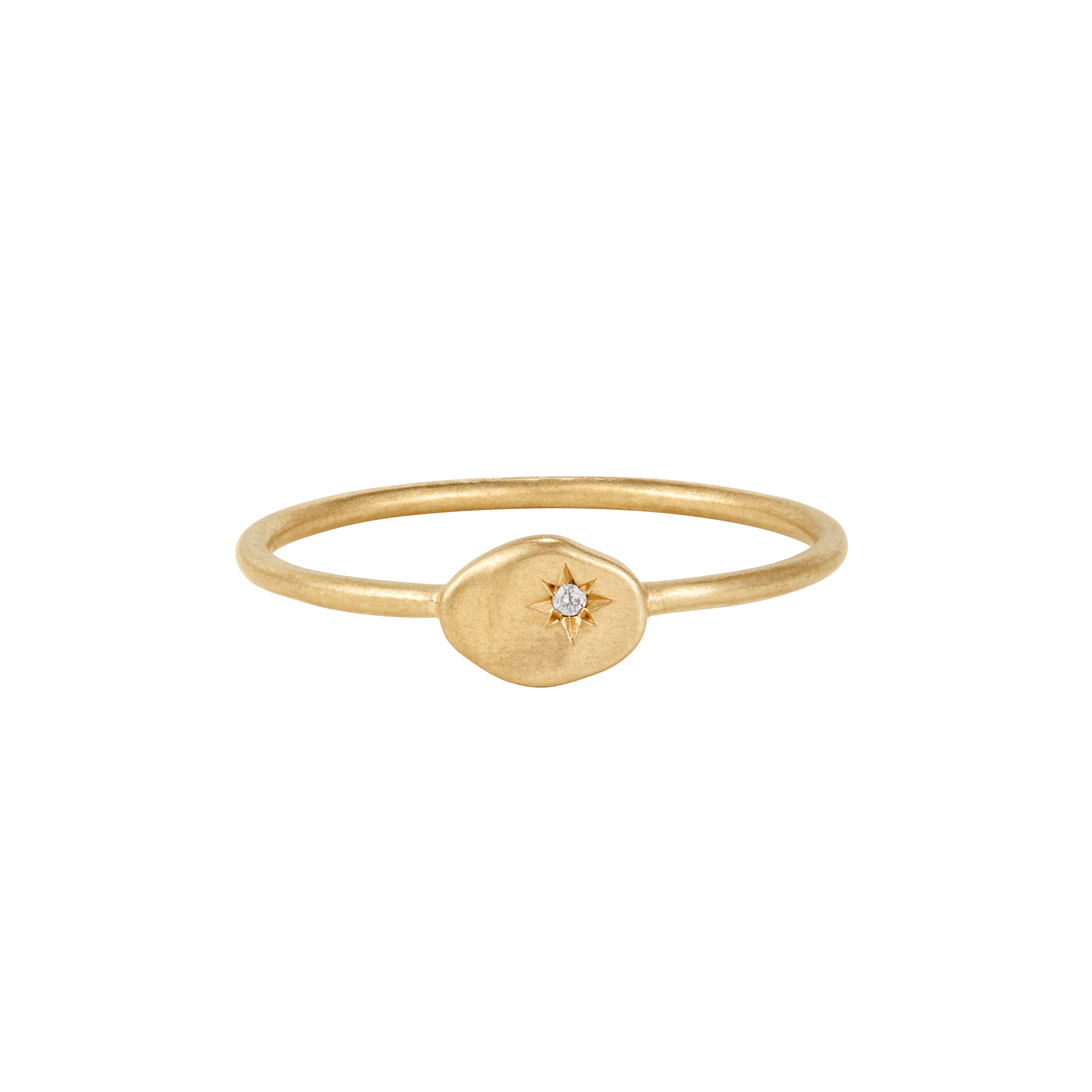 RION x Buddha Jewelry North Star Finger Ring - Diamond