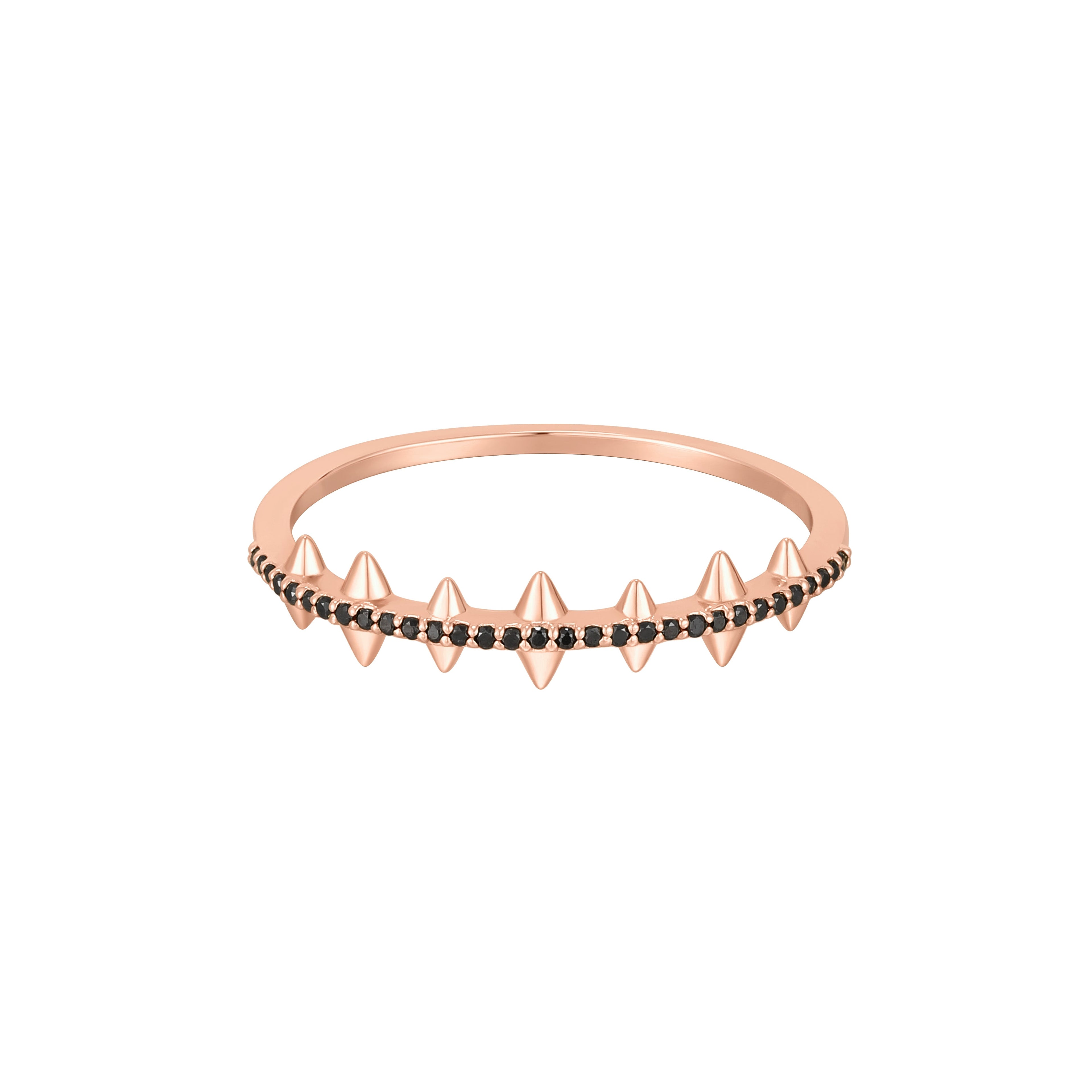 RION x Buddha Jewelry Fierce Finger Ring - Black Diamond