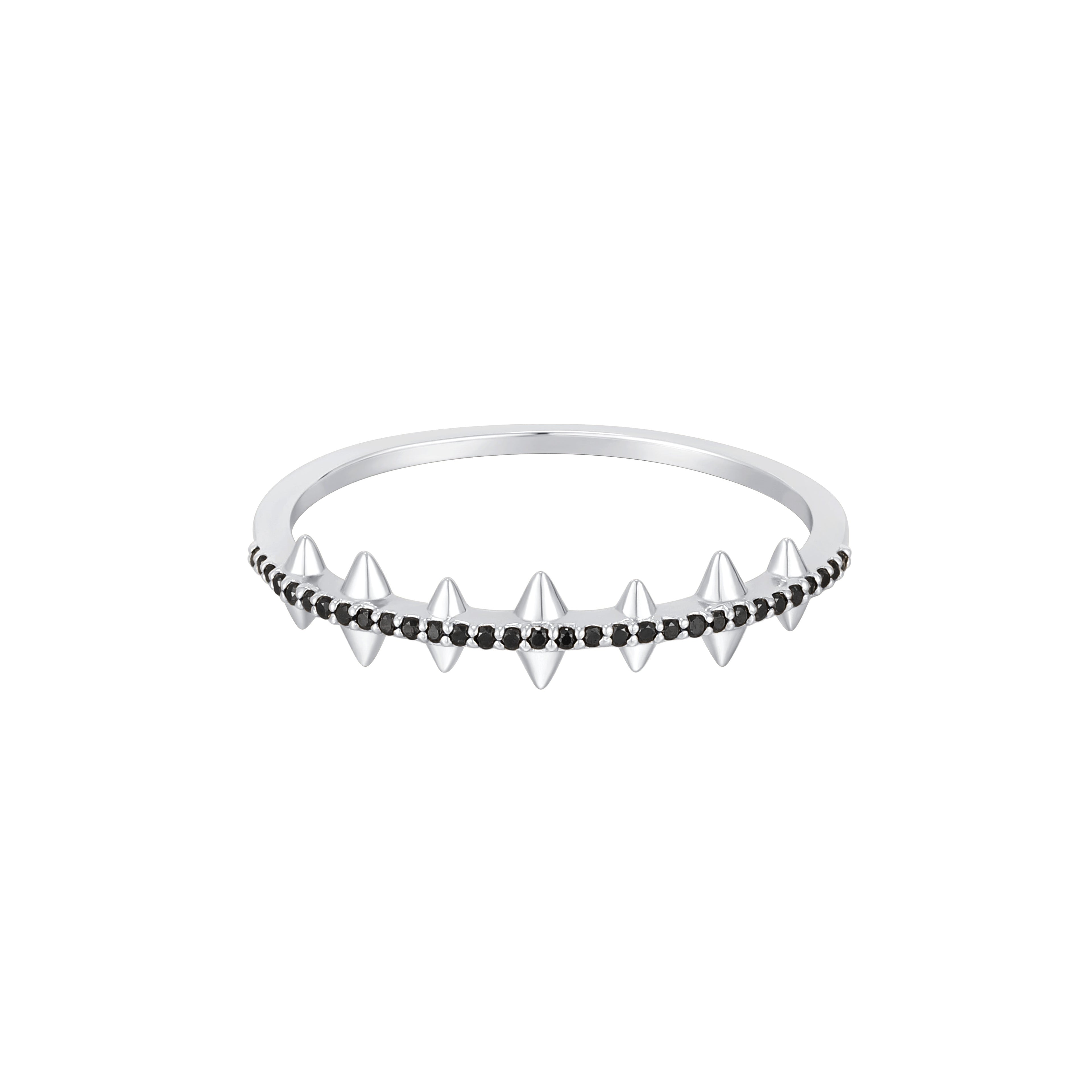RION x Buddha Jewelry Fierce Finger Ring - Black Diamond