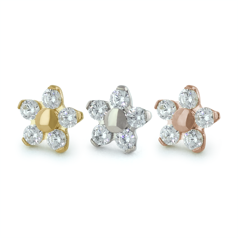 18K Gold Pride Flower