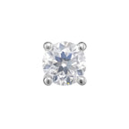 Genuine Moissanite Prong White Gold