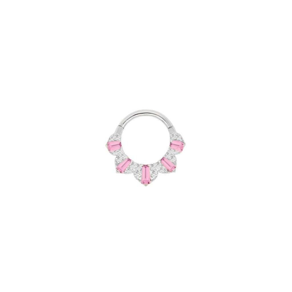 Gilty Pleasure - Pink Tourmaline + Diamond - Clicker