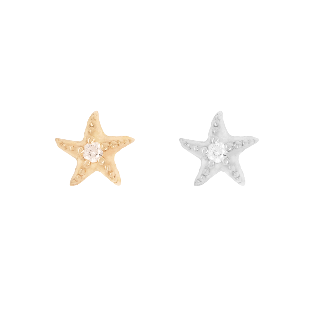 Hoku Star - Diamond - Threadless End