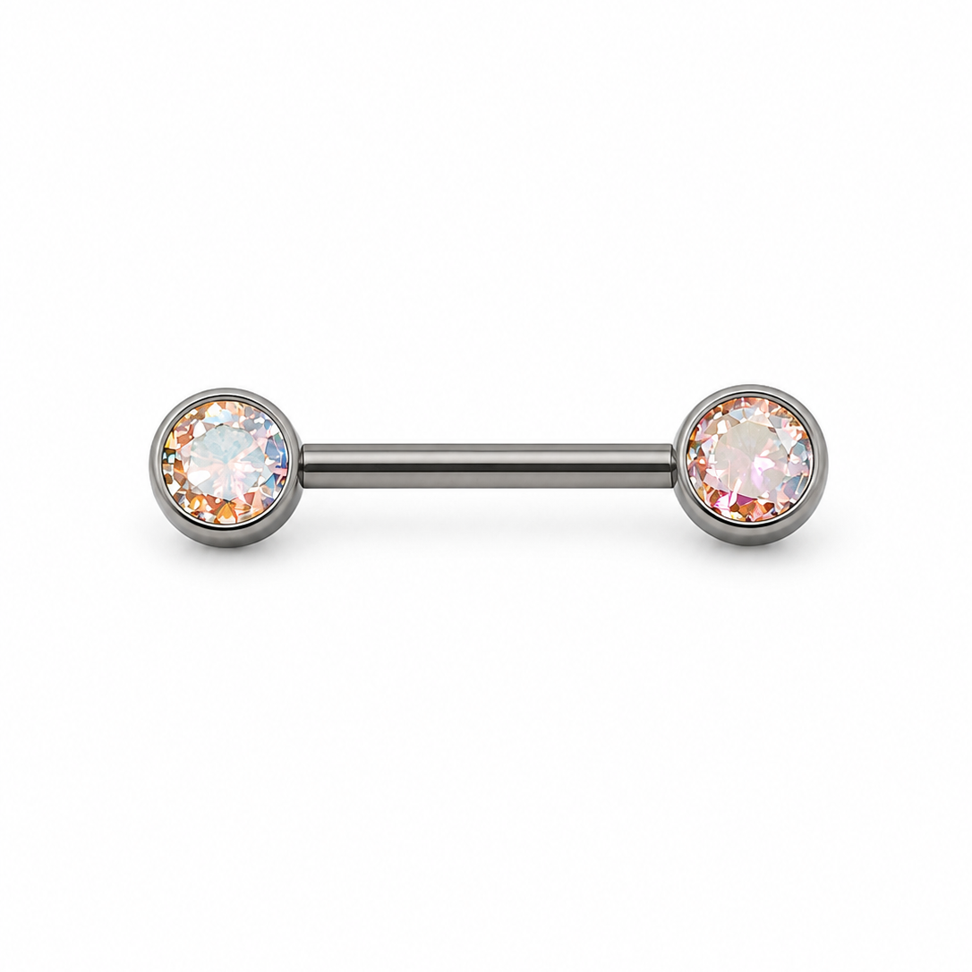 Rainbow Nipple Barbell