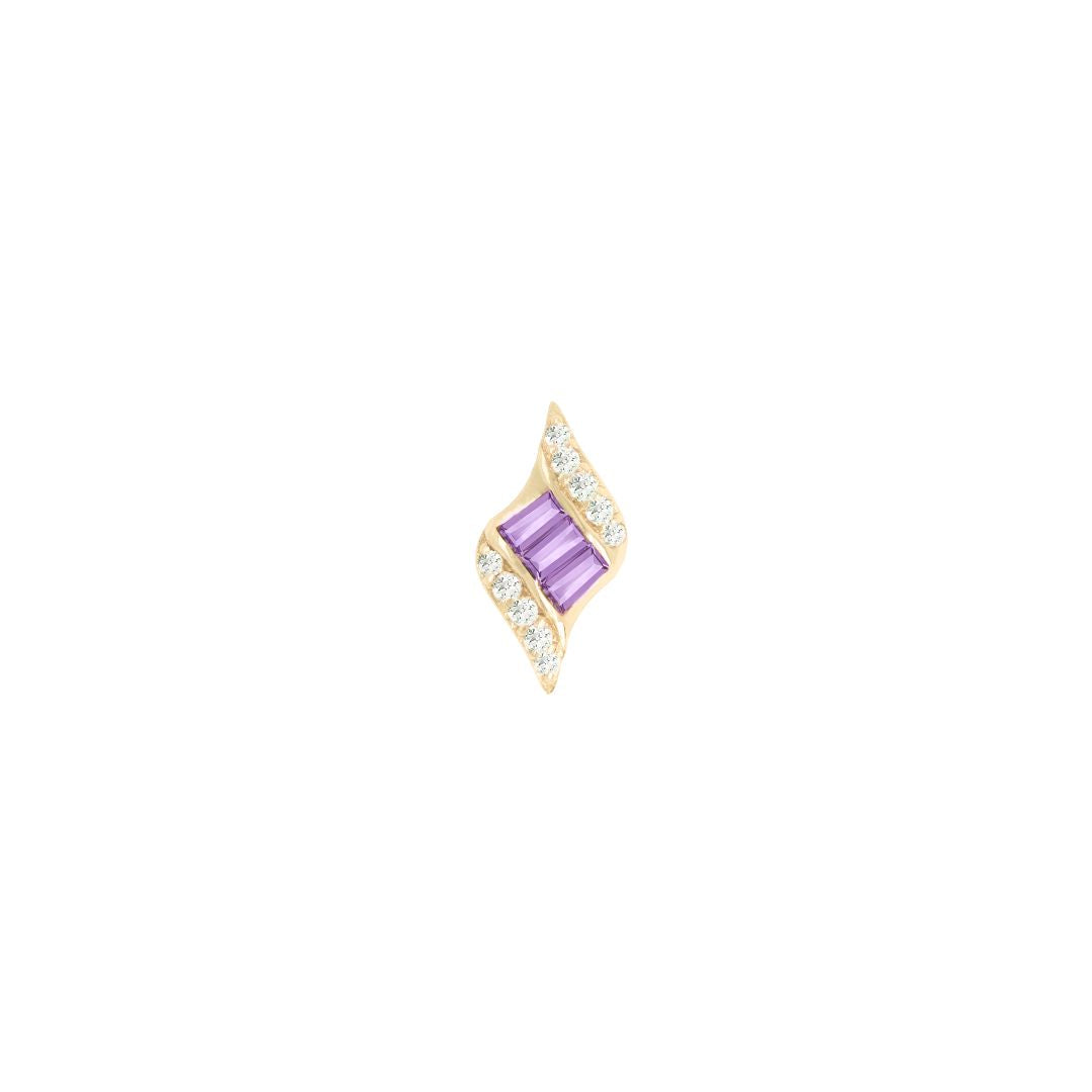 Intrigue - Amethyst - Threadless End