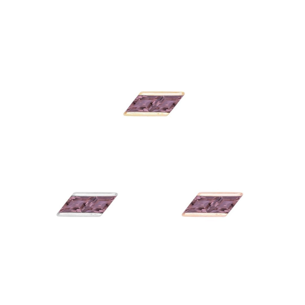Joia - Amethyst - Threadless End