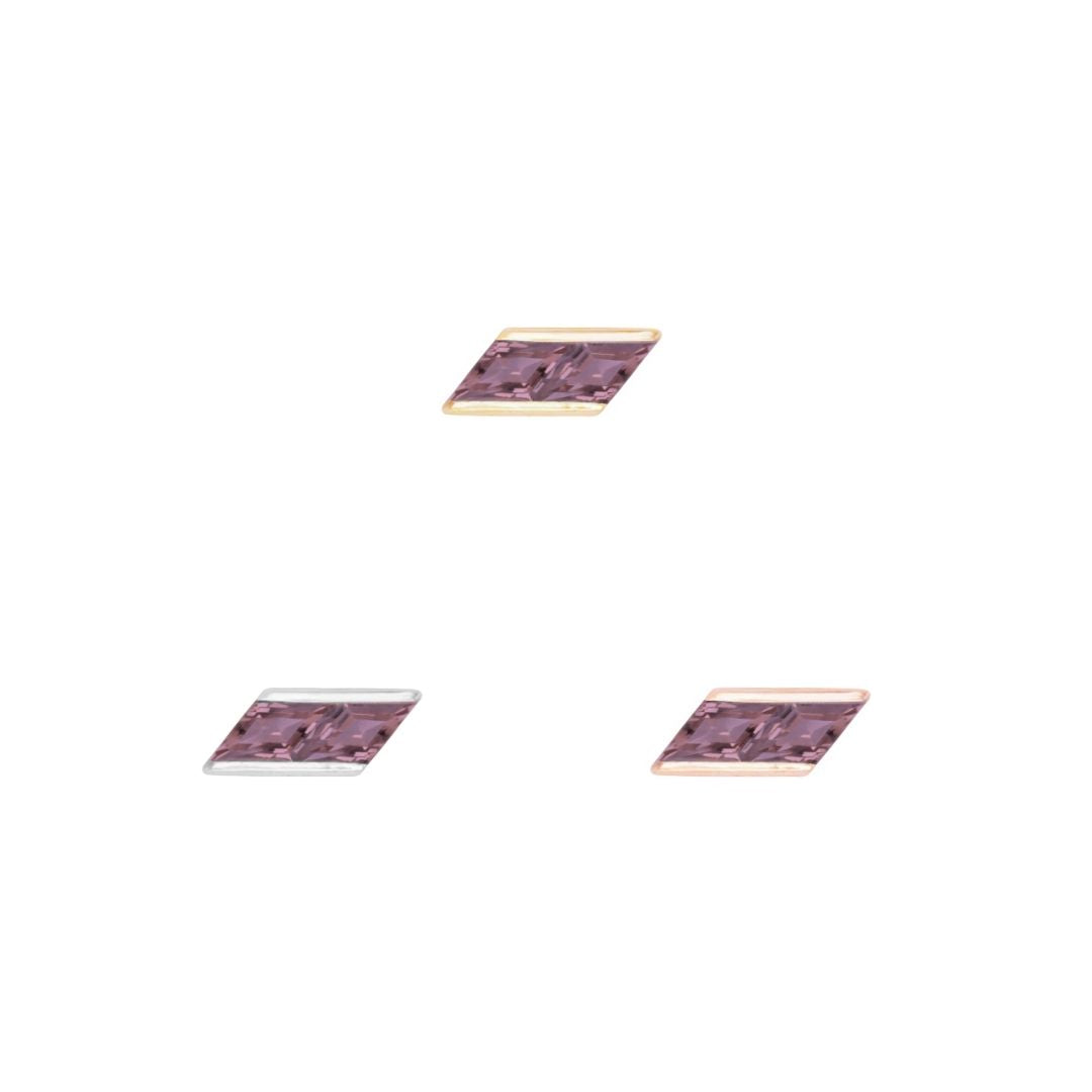Joia - Amethyst - Threadless End