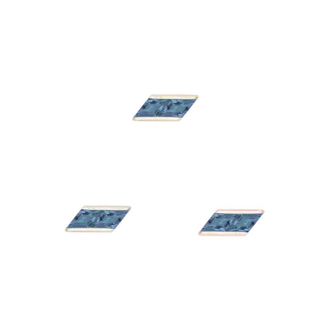 Joia - London Blue Topaz - Threadless End