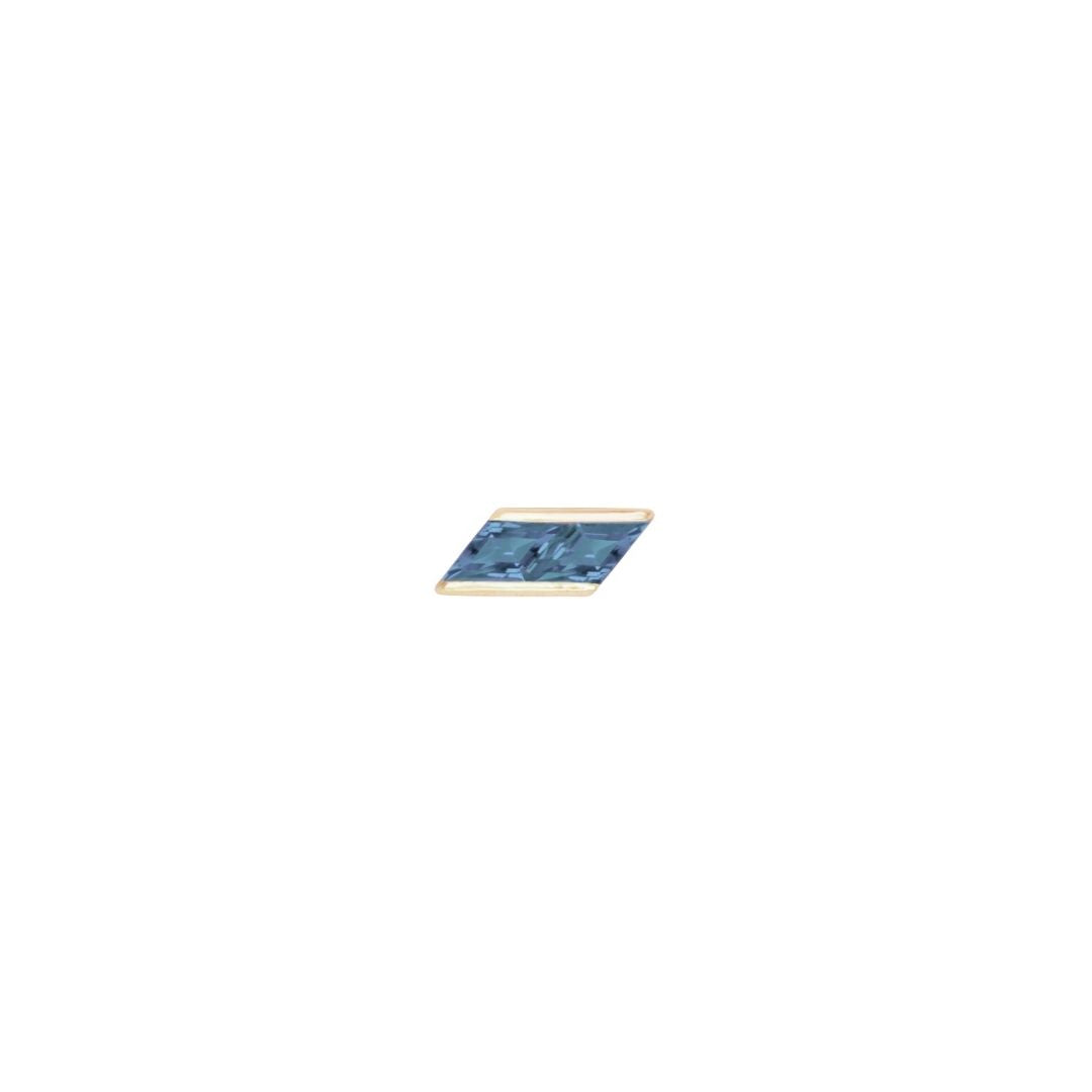 Joia - London Blue Topaz - Threadless End