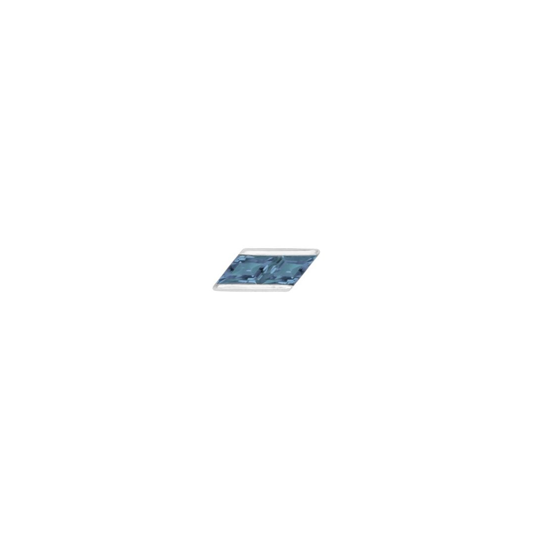Joia - London Blue Topaz - Threadless End
