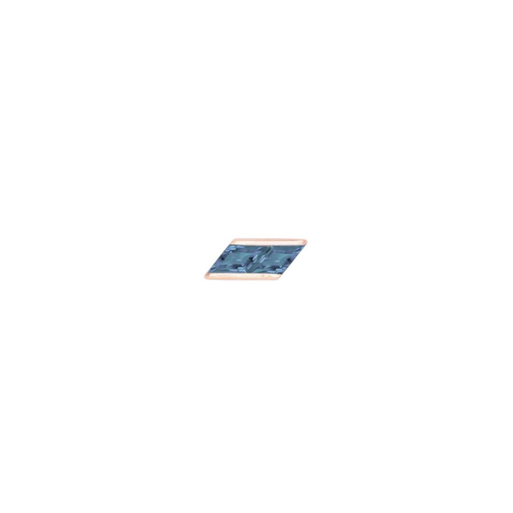 Joia - London Blue Topaz - Threadless End