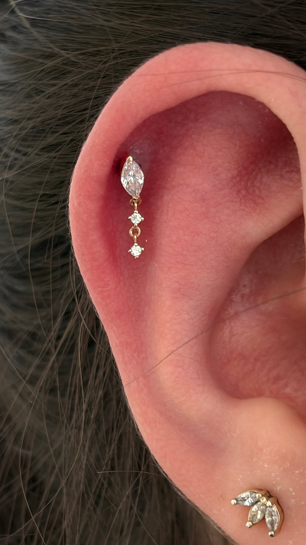 Lilt Moissanite Threadless End