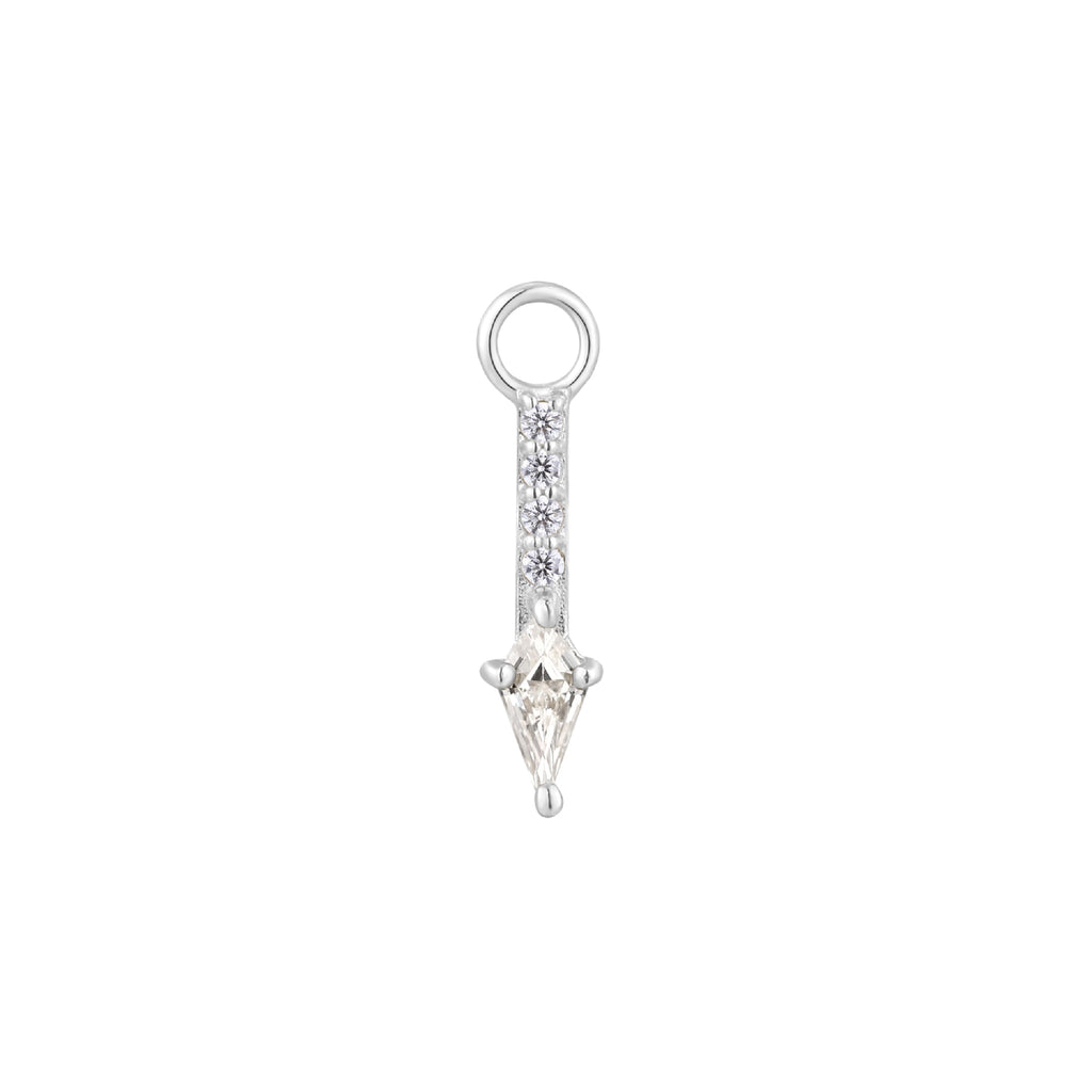 Mercer - CZ - Gold Charm
