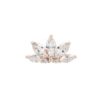 Mini Valentina - CZ - Flat Back Stud