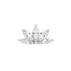 Mini Valentina - CZ - Flat Back Stud