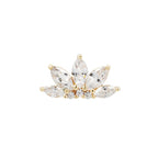 Mini Valentina - CZ - Flat Back Stud